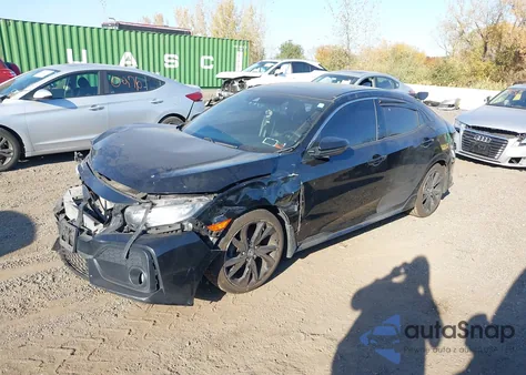 2018 Honda Civic Sport Touring из США, поврежденный, VIN SHHFK7H99JU430546